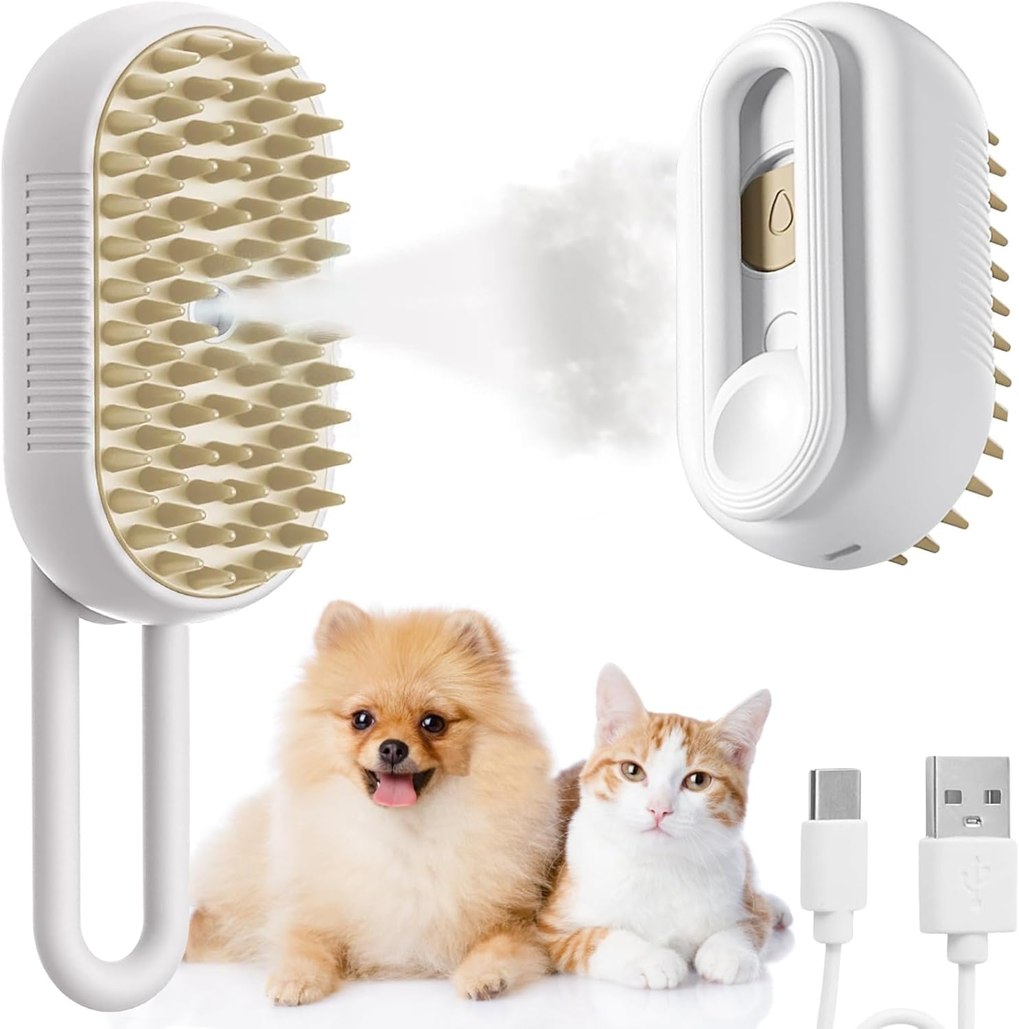 Cepillo de Vapor para Mascotas