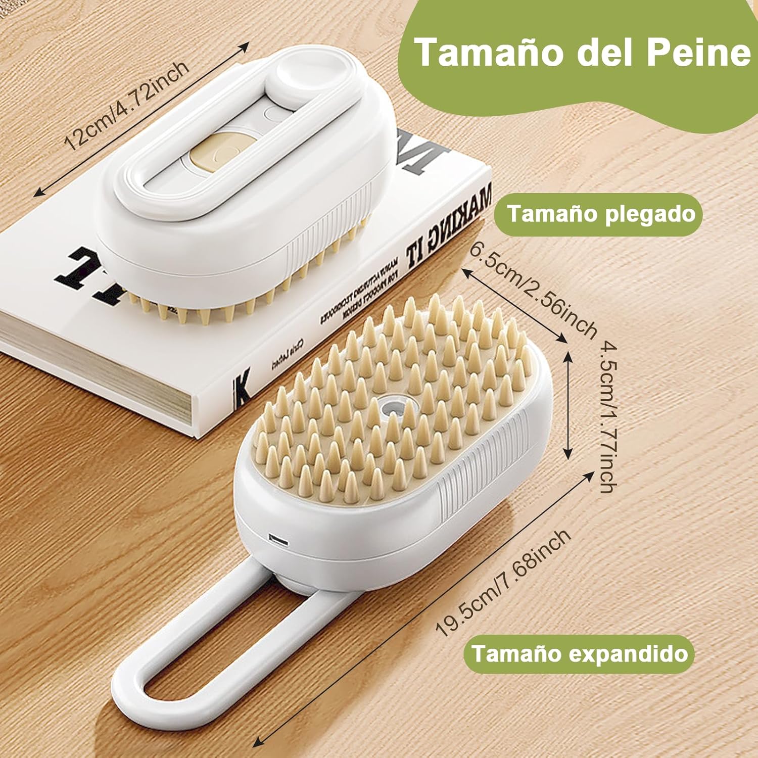 Cepillo de Vapor para Mascotas